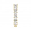 2.00 Carats 18K Gold Princess Cut  Diamond Band