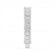 2.00 Carats  Platinum Radiant Cut Diamond Band
