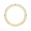 2.00 Carats 18K Gold Radiant Cut  Diamond Band