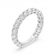 2.00 Carats  Platinum Round Diamond Band