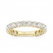2.00 Carats 18K Gold Round  Diamond Band