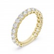 2.00 Carats 18K Gold Round  Diamond Band