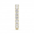 2.00 Carats 18K Gold Round  Diamond Band