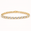 10.20 Carats Round Diamond Bracelet