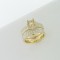 1.37Ct 14K Yellow Gold Diamond Semi-Mount Ring 2-Pc For 1.00Ct Center Size 8.25