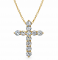 3.00 Carats Cross Diamond Pendant