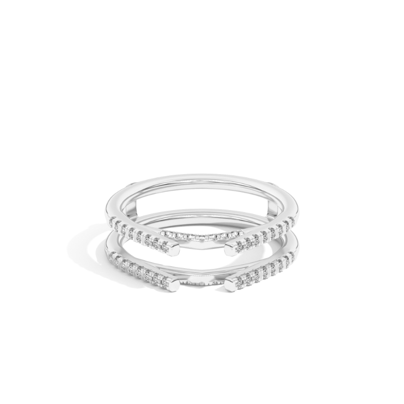 Catalina 0.33 Ct Round Diamond Ring Guard