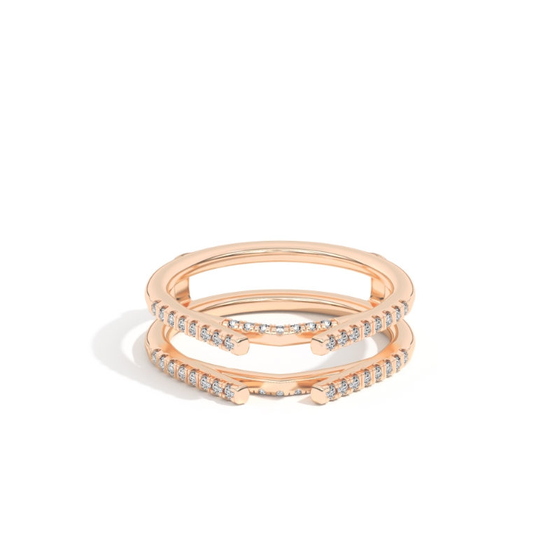 Catalina 0.33 Ct Round Diamond Ring Guard