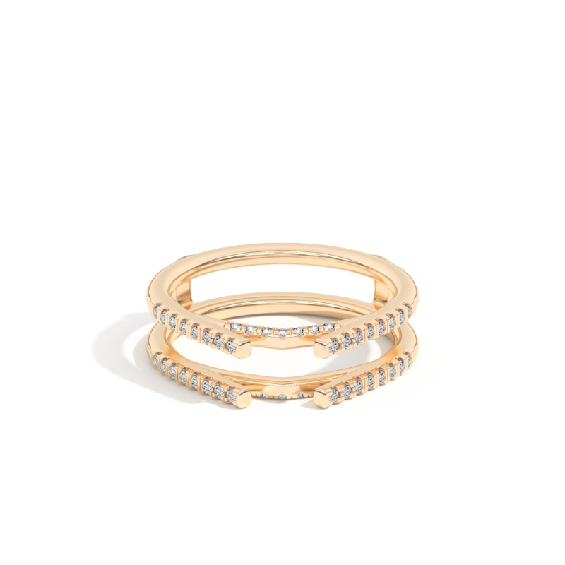 Catalina 0.33 Ct Round Diamond Ring Guard