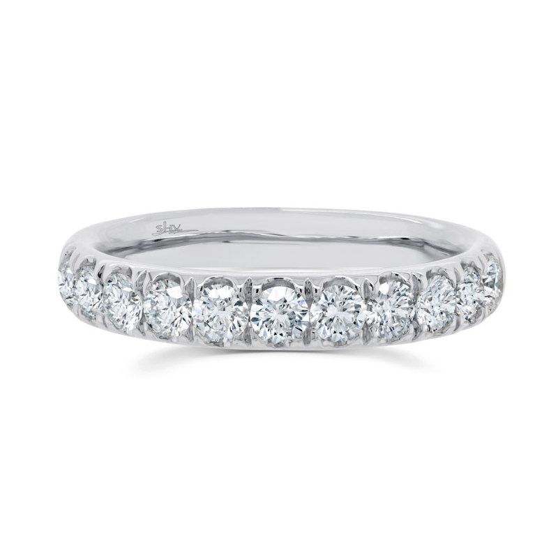 0.90Ct 14K White Gold Diamond Lady's Band