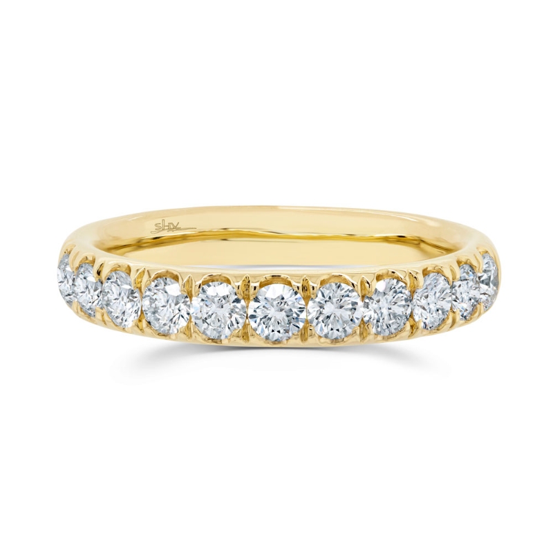 0.90Ct 14K Yellow Gold Diamond Lady's Band
