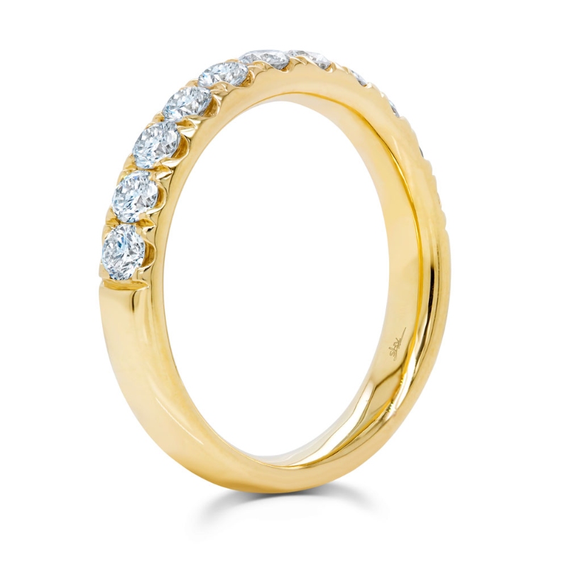 0.90Ct 14K Yellow Gold Diamond Lady's Band