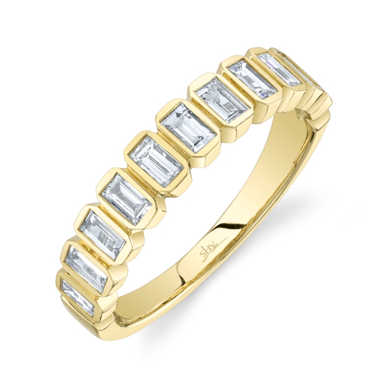 Shy Creation - Baguette Diamond Ring