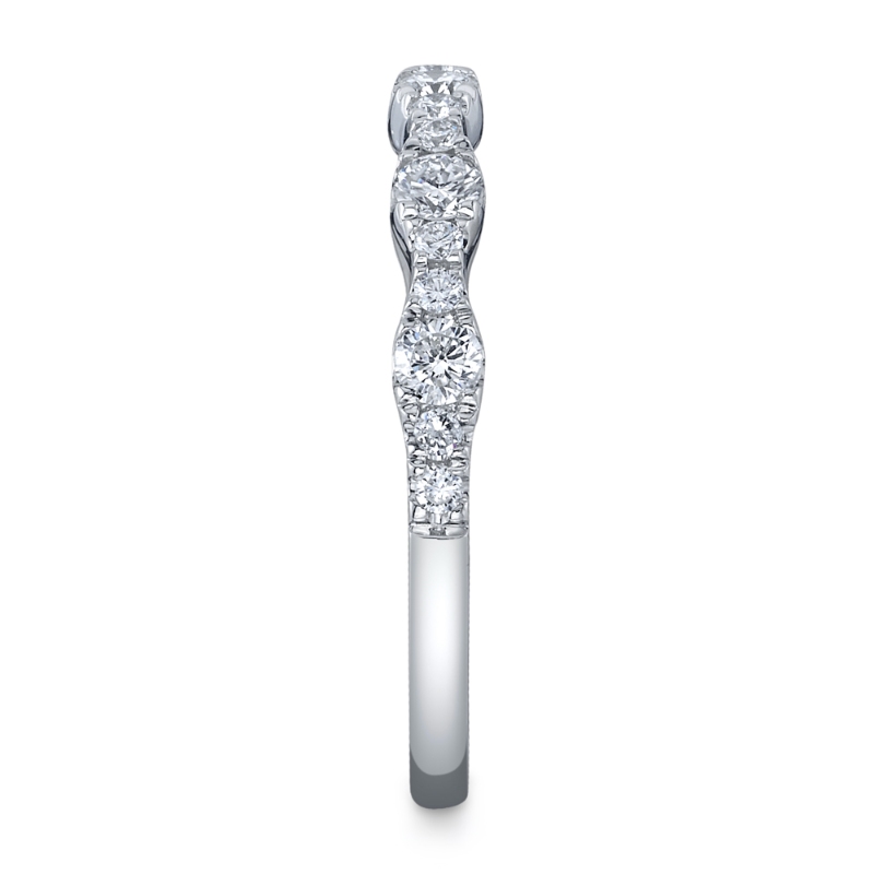0.40Ct 14K White Gold Diamond Lady's Band