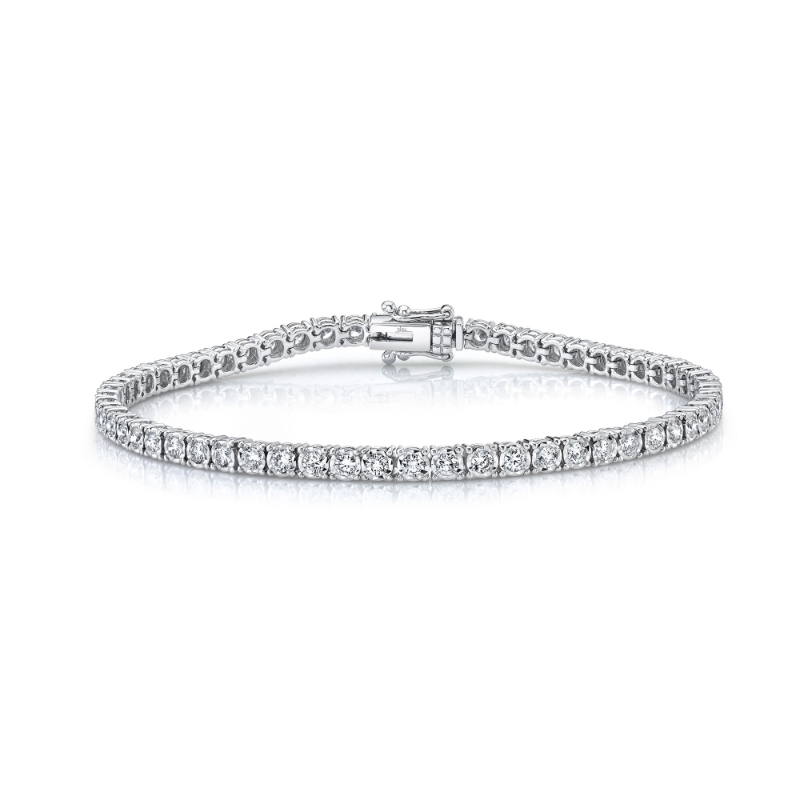 2.02Ct 14K White Gold Diamond Tennis Bracelet