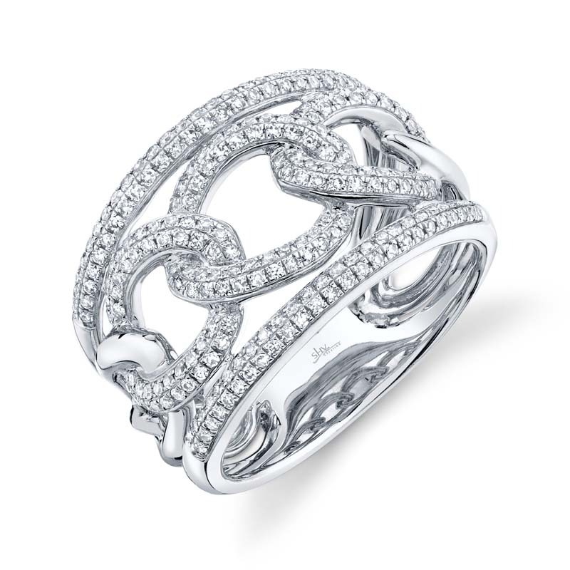 0.61Ct 14K White Gold Diamond Lady