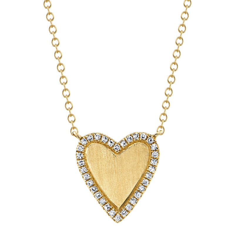 Shy Creation Diamond Heart Necklace