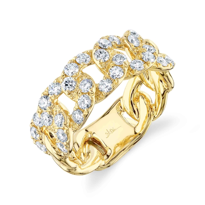 1.71Ct 14K Yellow Gold Diamond Link Men