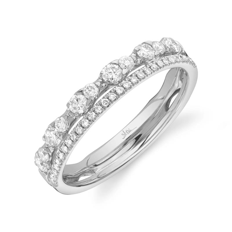 0.43Ct 14K White Gold Diamond Lady