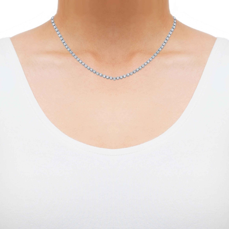 7.00 Carats Diamond Tennis Necklace