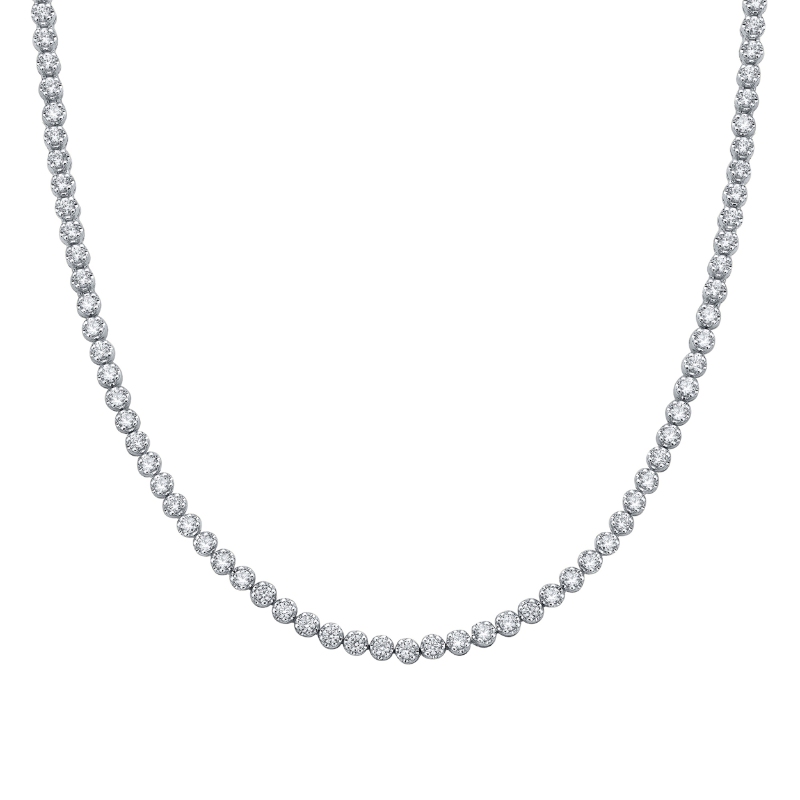 7.00 Carats Diamond Tennis Necklace