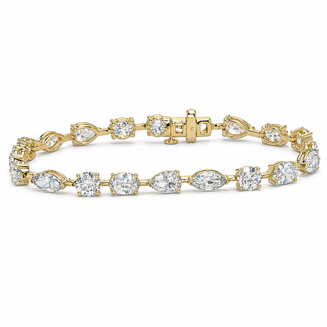 12 Carats Multi Stone Diamond Bracelet