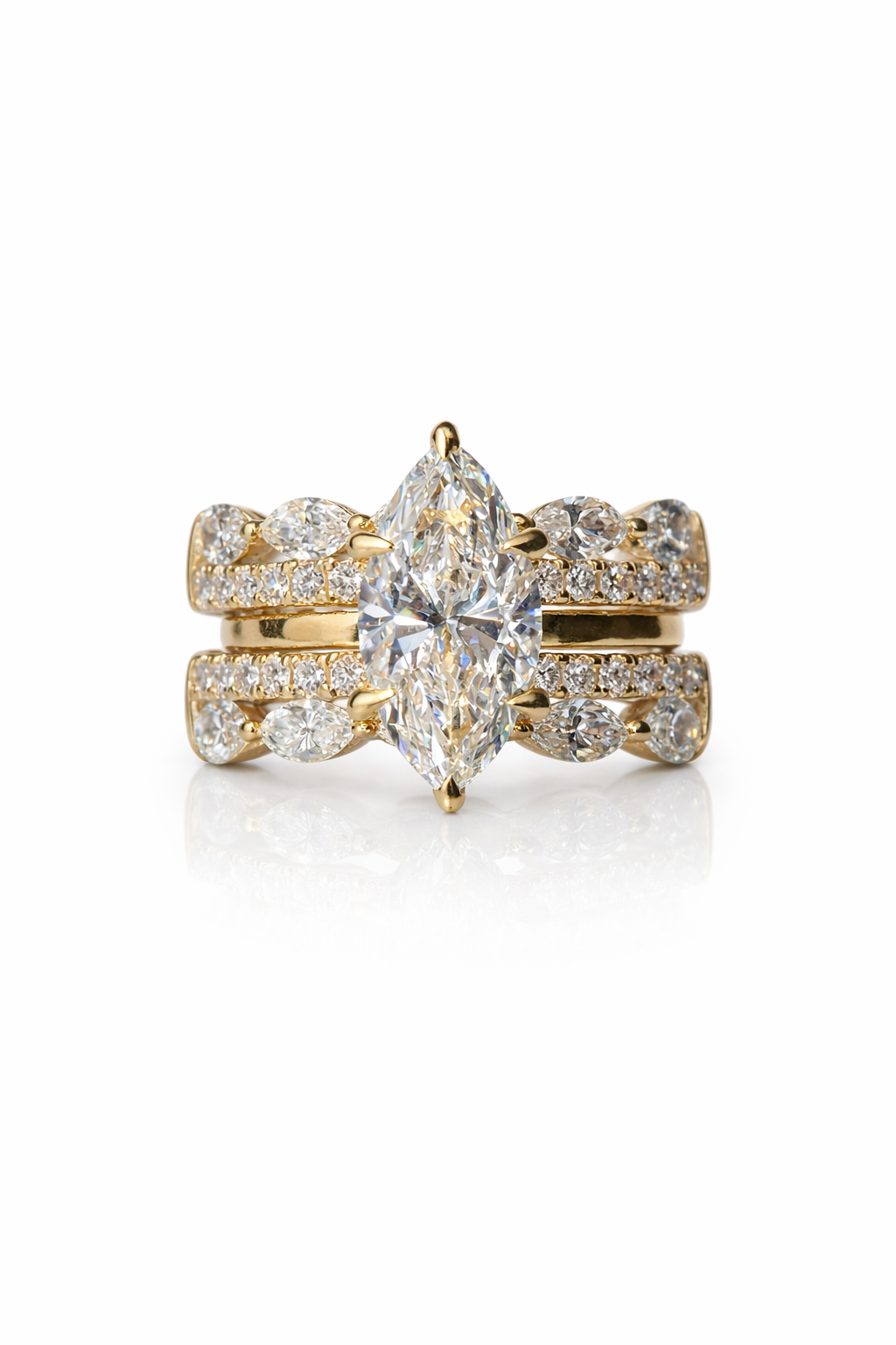 Caroline  1.40 Ct Round Diamond Ring Guard