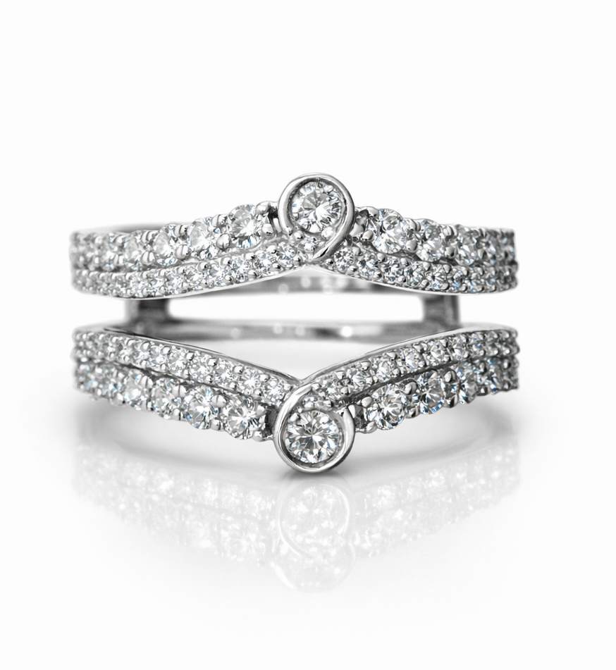 Mia 1.50 Carat Round Diamond Ring Guard